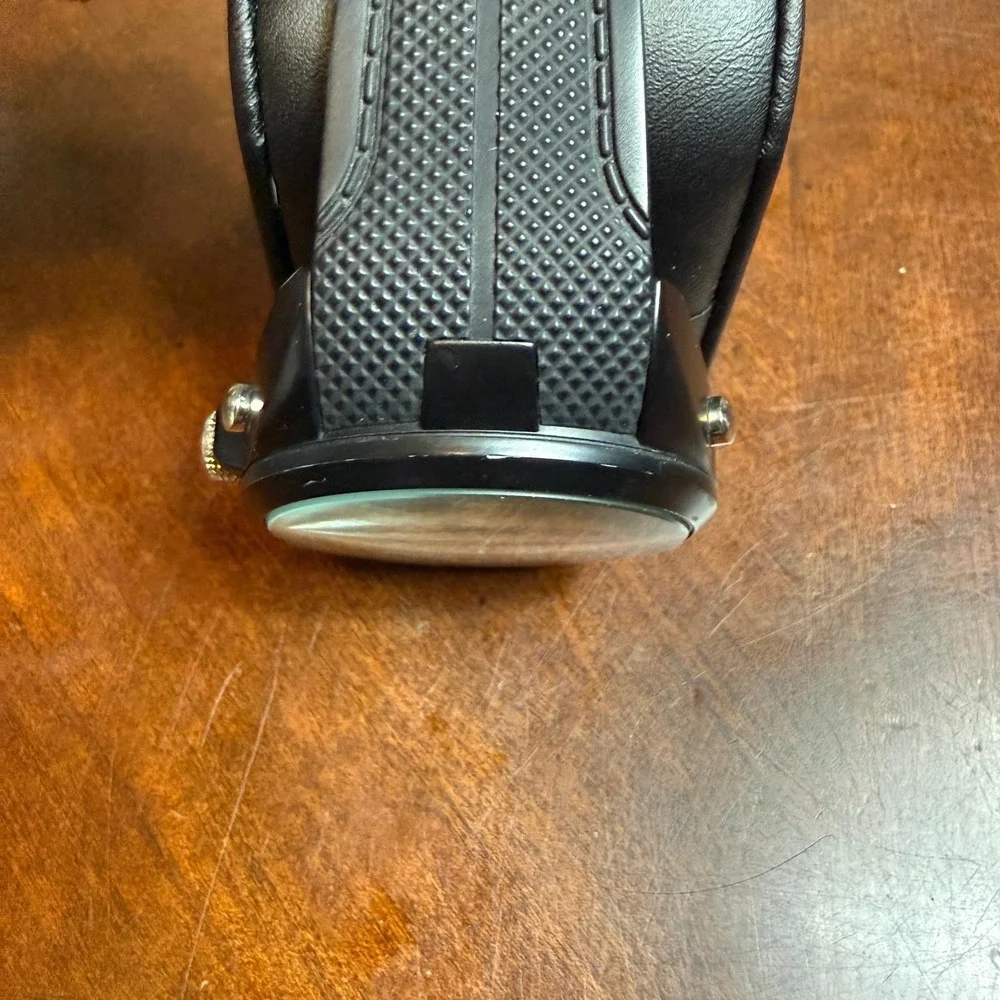 Kenneth Cole Reaction Mens Analog Digital Hybrid Watch Black Silicone Strap